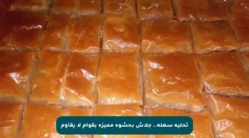 تحلية سهلة.. جلاش بحشوة مميزة بقوام لا يقاوم